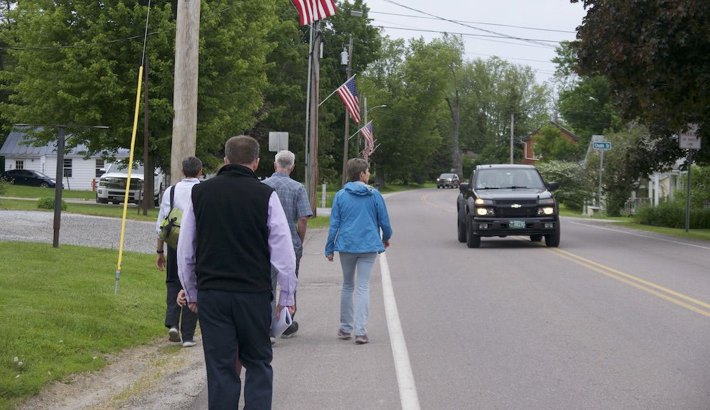 Walking audit of St. Albans Bay, 6-14-2019